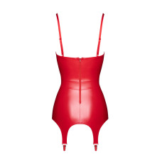 Корсет з підв'язками для панчіх, червоний Noir Handmade F368 Bombshell Fierce Corset-belt Red, XL