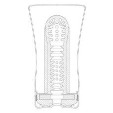 Мастурбатор с охлаждающей смазкой, эффект глубокой глотки Tenga Deep Throat Cup Cool Edition