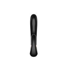Вібратор-кролик з підігрівом, чорний Satisfyer Heat Wave Black