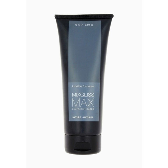 MixGliss MAX NATURE, 70 ml - анальна гель-змазка (!!! криво наклеєна етикетка)