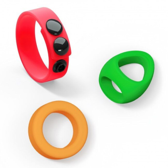 Набор эрекционных колец, яркие цвета Love To Love NEON RING KIT
