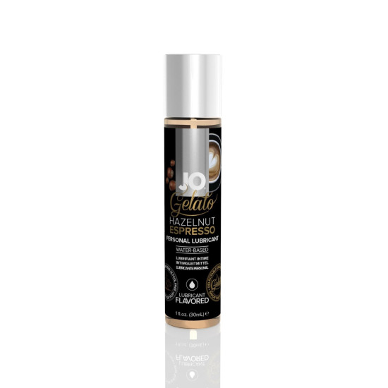 Їстівний лубрикант зі смаком горіхового еспресо на водній основі JO GELATO Hazelnut Espresso, 30 ml