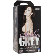 Мастурбатор-ротик зі зліпка Sasha Grey Doc Johnson Sasha Grey ULTRASKYN Deep Throat Pocket Pal