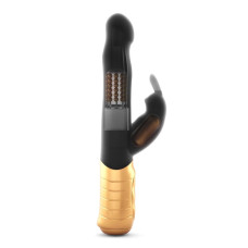 Вібратор-кролик золотого кольору з перловим масажем Dorcel Baby Rabbit Gold