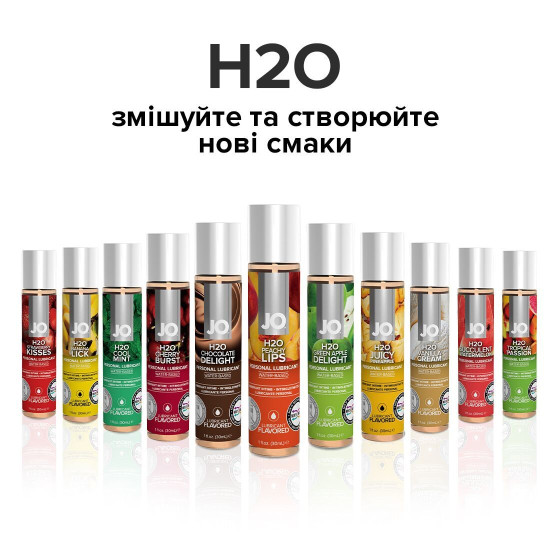 Распродажа!!! Смазка на водной основе JO H2O - Peachy Lips (120 мл) (срок до 01.03.2025)