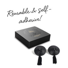 Класичні пестіс, чорні Bijoux Indiscrets Burlesque Pasties Original Black