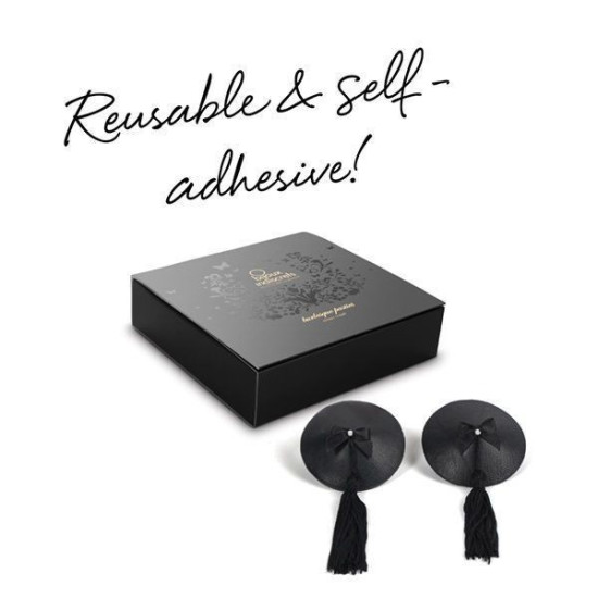 Класичні пестіс, чорні Bijoux Indiscrets Burlesque Pasties Original Black