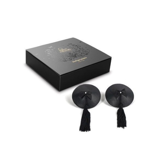 Класичні пестіс, чорні Bijoux Indiscrets Burlesque Pasties Original Black