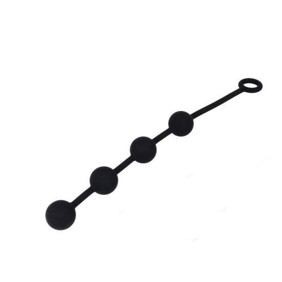 Анальные шарики из силикона, макс. диаметр 3 см, черные Nexus Excite Large Anal Beads
