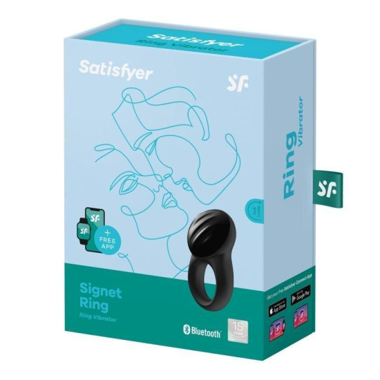 Эрекционное смарт-виброкольцо Satisfyer Signet Ring