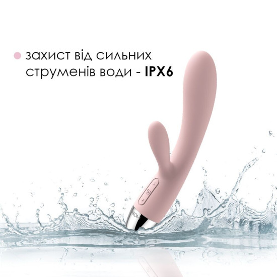Вибратор-кролик с интеллектуальным режимом, розовый Svakom Alice Pale Pink