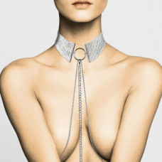 Сексуальна прикраса, срібляста Bijoux Indiscrets Desir Metallique Collar Silver