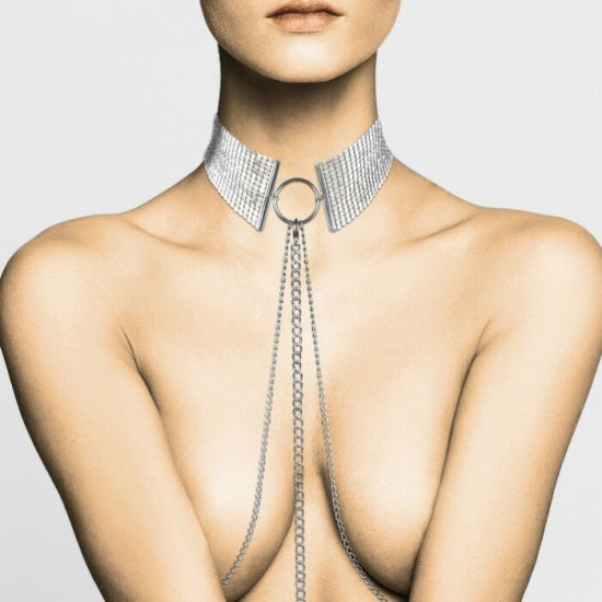 Сексуальна прикраса, срібляста Bijoux Indiscrets Desir Metallique Collar Silver