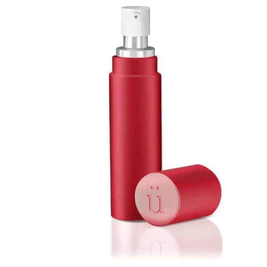 Премиум лубрикант 3-в-1 на силиконовой основе с кейсом, красный Uberlube Good-to-Go Red, 15 ml
