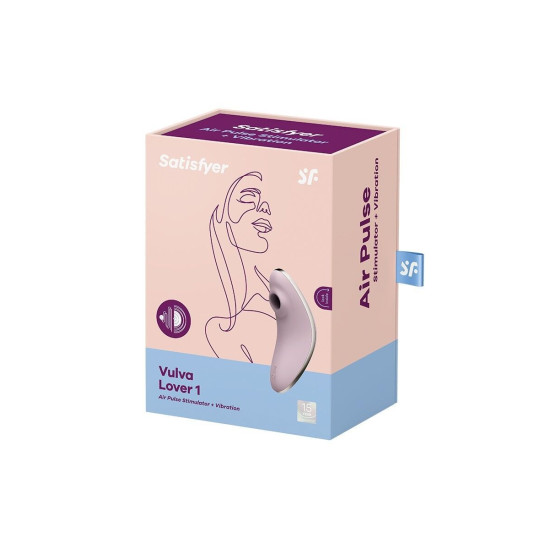 Вакуумний вібратор, фіолетовий Satisfyer Vulva Lover 1 Violet