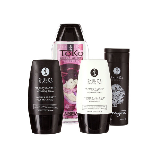 Подарунковий набір (змазка, стимулятор для нього і для неї) Shunga Naughty Cosmetic Kit