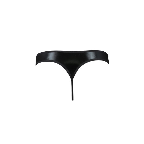 Мужские стринги под латекс, черные Passion 033 Thong Paul Black, L/XL