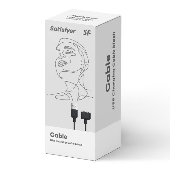 Зарядка (запасний кабель) для іграшок Satisfyer USB Charging Cable Black