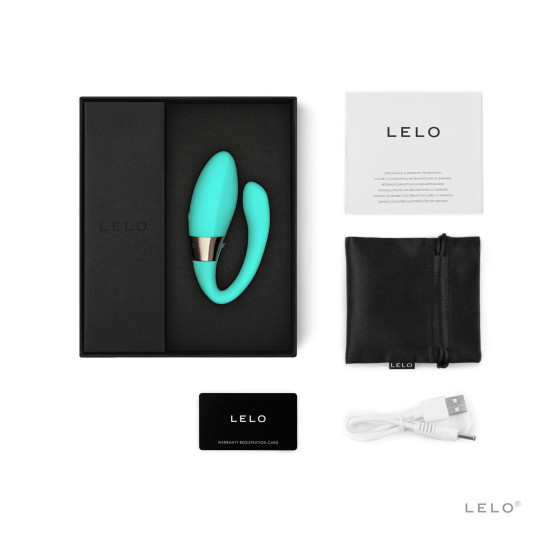 Вібратор для пар, аквамариновий LELO Tiani Harmony Aqua