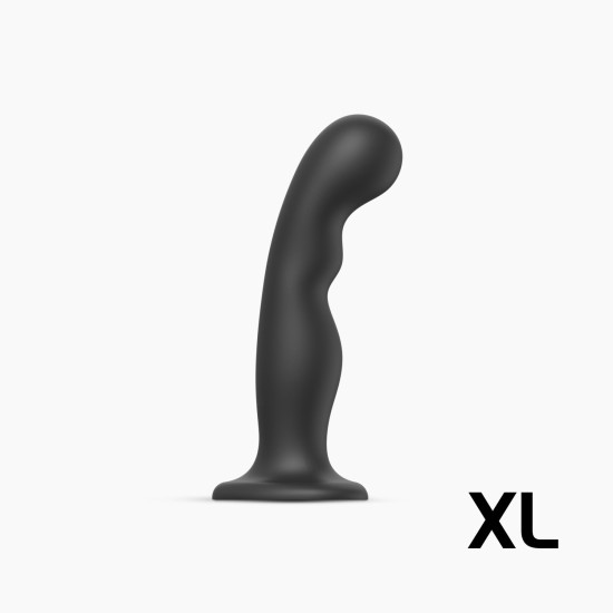 Насадка для страпона для стимуляции точки P&G, чёрная Strap-On-Me Dildo Plug P&G Black, XL