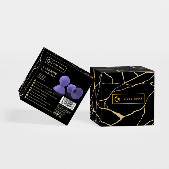 Присоски для сосков, фиолетовые Liebe Seele Nipple Suckers Purple