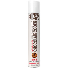 Согревающий лубрикант на водной основе со вкусом шоколадного печенья Wet Warming Chocolate Cookie 4 in 1, 30 ml