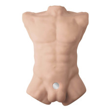 Мастурбатор-мужской торс с фаллоимитатором на присоске, телесный SilexD Apollo Male Torso, L