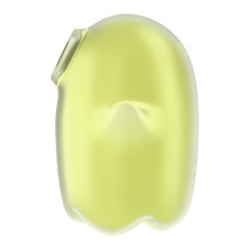 Вакуумний кліторальний стимулятор з вібрацією, жовтий Satisfyer Glowing Ghost Yellow