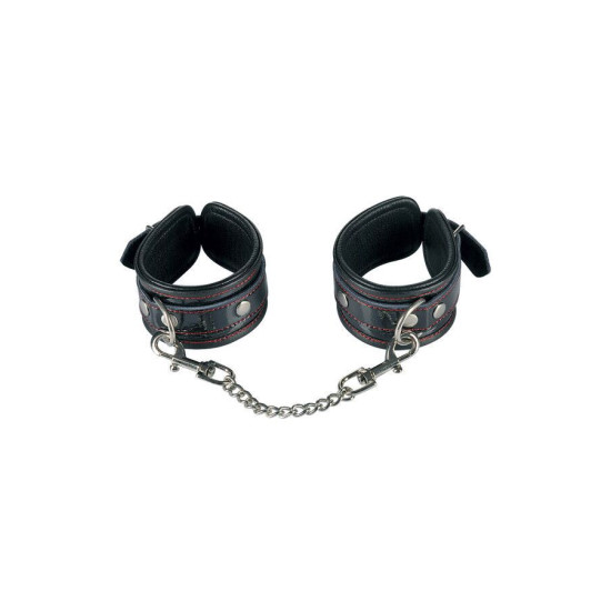 БДСМ наручники з лакованої шкіри Fetish Tentation Premium Patent Leather Handcuffs