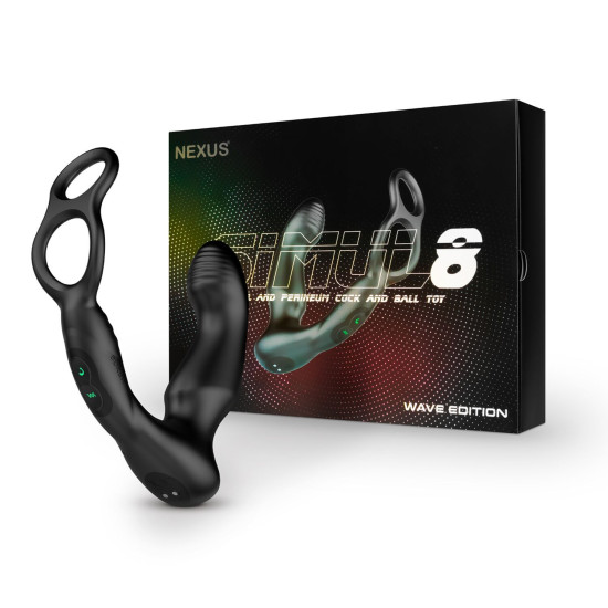 Стимулятор простати з ерекційним кільцем Nexus SIMUL8 Wave Edition