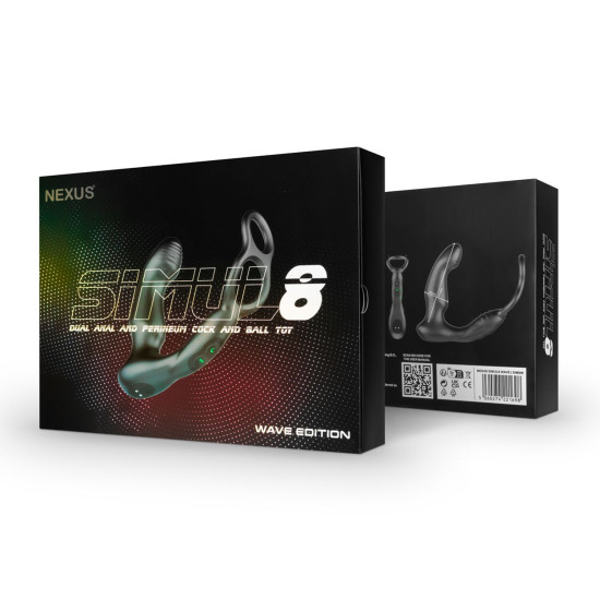 Стимулятор простати з ерекційним кільцем Nexus SIMUL8 Wave Edition