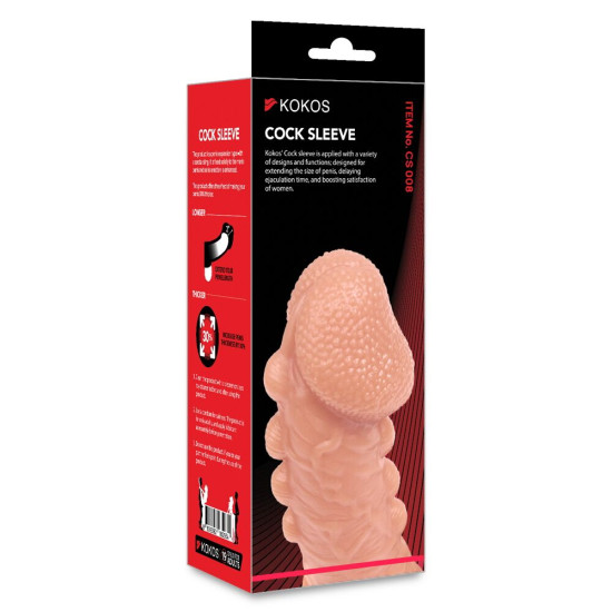 Насадка на член Kokos Cock Sleeve CS 008, L