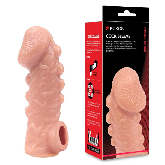 Насадка на член Kokos Cock Sleeve CS 008, L