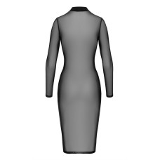 Платье, черное Noir Handmade F347 Tulle Midi Dress, XXL
