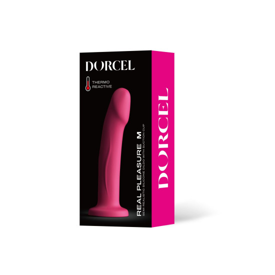 Фаллоимитатор на присоске, малиновый Dorcel Real Pleasure Magenta, M