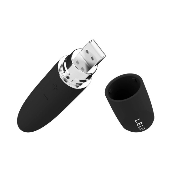 Вибропуля с элегантным дизайном, черная Lelo Mia 3 Black