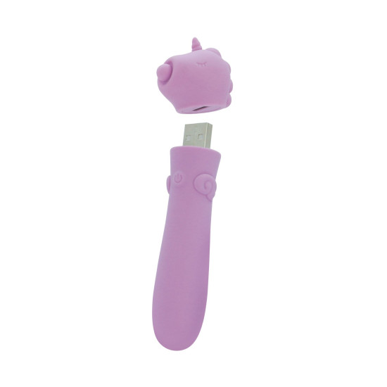 Вибропуля с USB-зарядкой Unihorn USB Bullet Karma Lilac