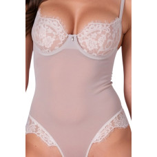 Сексуальне боді, світло-сіре Passion Zovel Body Light Grey, L