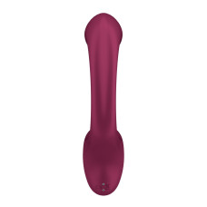 Вагинально-клиторальный вибратор с 2 моторами, винно-красный Satisfyer G For Goddess 2 Wine Red