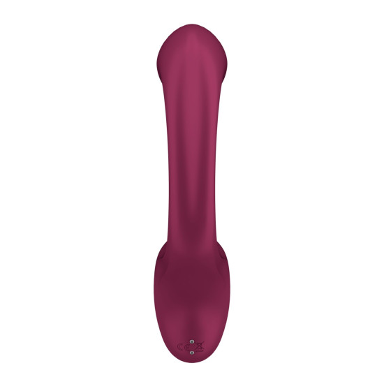 Вагінально-кліторальний вібратор з 2 моторами, винно-червоний Satisfyer G For Goddess 2 Wine Red