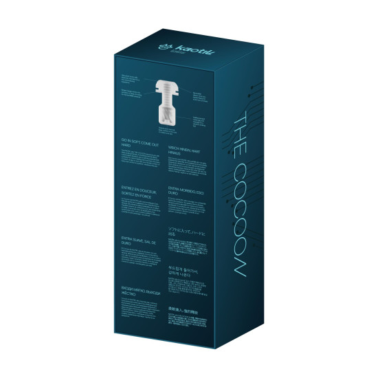 Смарт-мастурбатор, режим edging, пульсации, подогрев до 42 °C Kaotik Labs The Cocoon