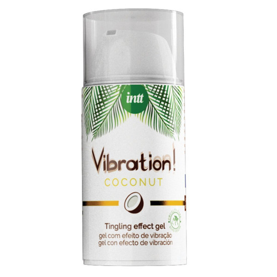 Рідкий вібратор Intt Vibration Coconut Vegan (15 мл) (без упаковки! !!!)