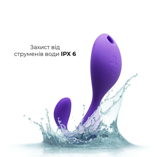 Вибратор под одежду с пультом, фиолетовый LRS Adrien Lastic Mr. Hook