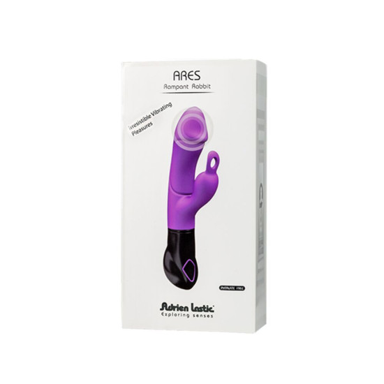 Вибратор-кролик с петелькой для пальца Adrien Lastic Ares