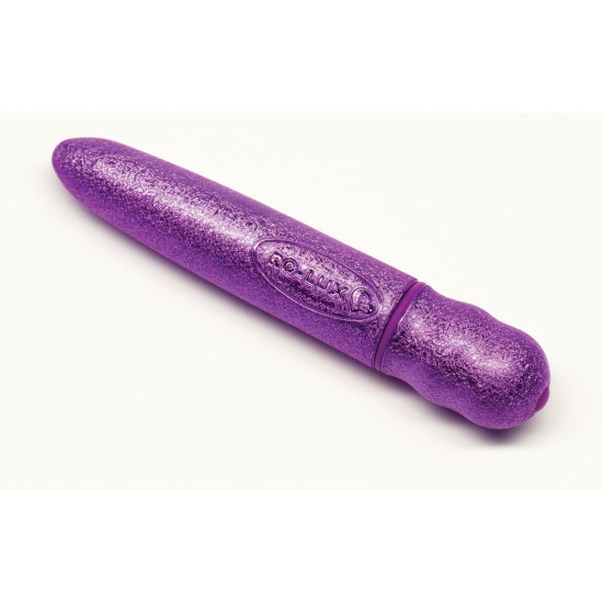 Вібратор фіолетового кольору з ефектом іскристих частинок Rocks Off RO-Lux Sparkling Purple