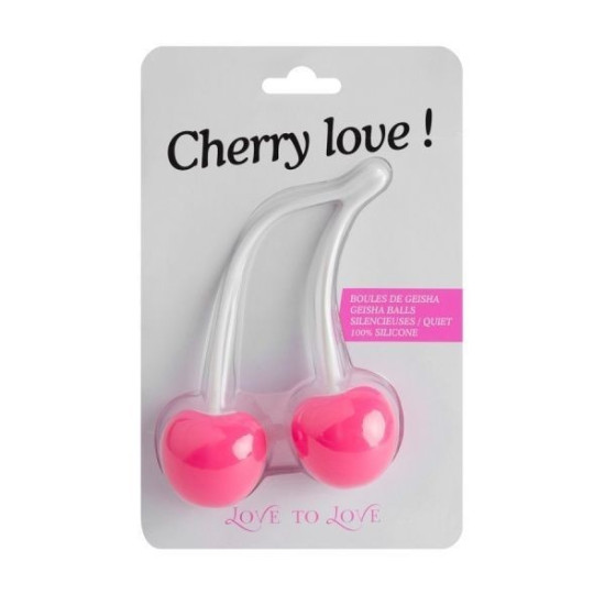Вагинальные шарики, диаметр 3,5 см, вес 77 г Love To Love CHERRY LOVE
