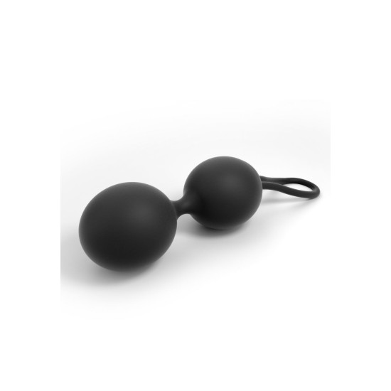 Вагінальні кульки, діаметр 3,6 см, вага 55 г, чорні Dorcel Dual Balls Black
