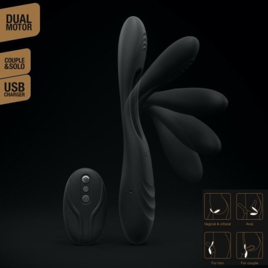 Вібратор для пар з пультом ДУ Dorcel Multi Joy