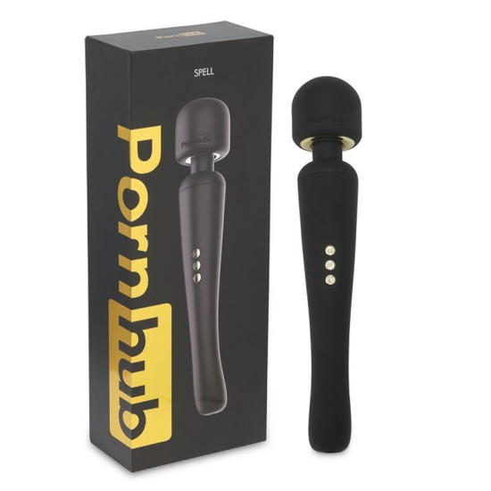 Вібромасажер wand з трьома насадками Pornhub Spell Wand Set