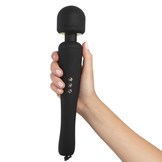 Вібромасажер wand з трьома насадками Pornhub Spell Wand Set